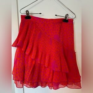 Ted Baker Pink and Orange Mini Skirt